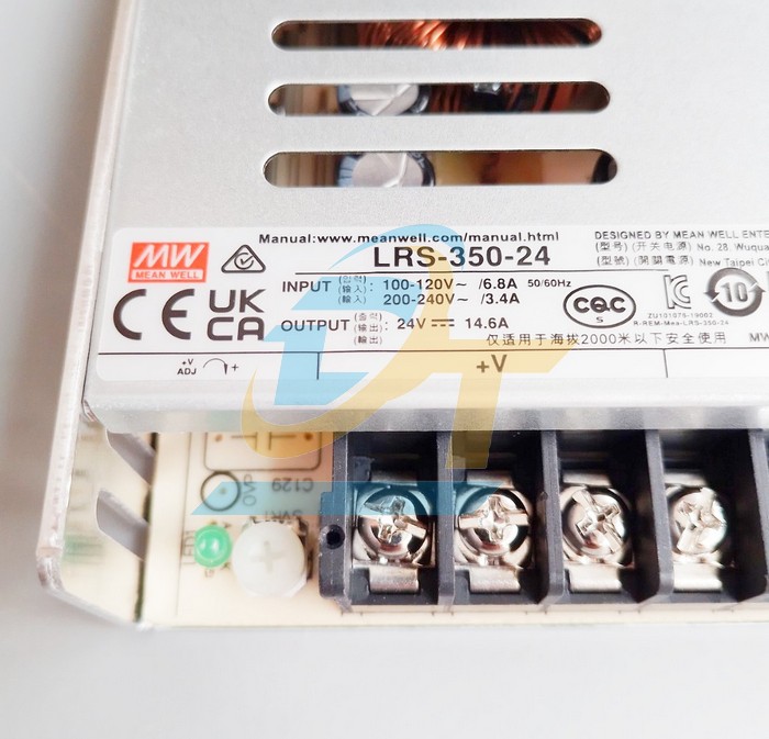 Bộ nguồn 24V 14.6A Meanwell LRS-350-24 LRS-350-24 MEANWELL | Gi&aacute; rẻ nhất - C&ocirc;ng Ty TNHH Thương Mại Dịch Vụ Đạt T&acirc;m