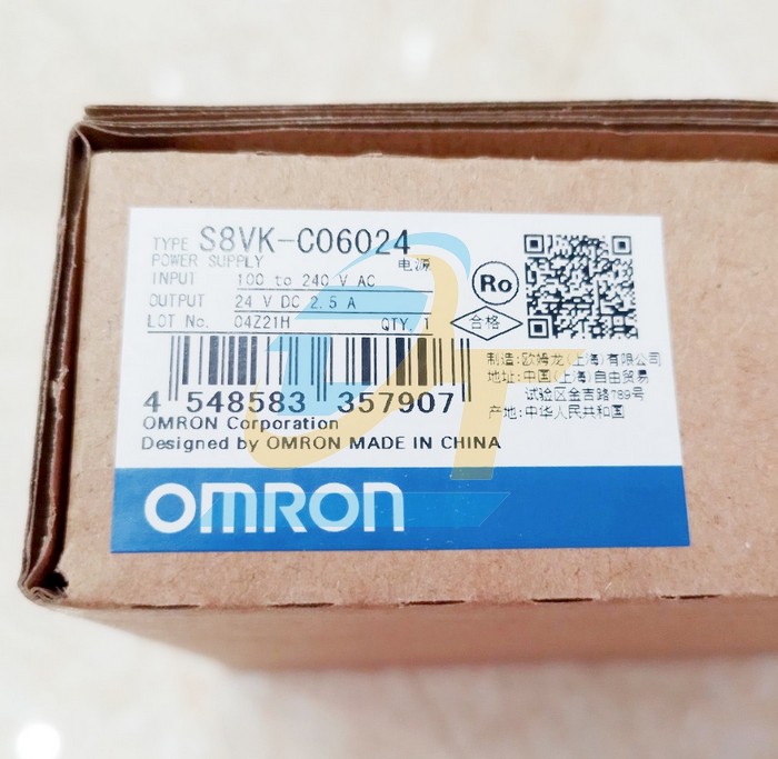 Bộ nguồn 2.5A 24VDC Omron S8VK-C06024 S8VK-C06024 Omron | Gi&aacute; rẻ nhất - C&ocirc;ng Ty TNHH Thương Mại Dịch Vụ Đạt T&acirc;m