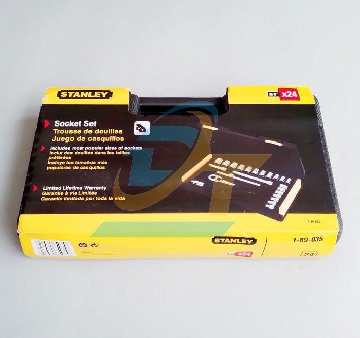 Bộ tu&yacute;p 24 chi tiết 3/8" Stanley 89-035 89-035 Stanley | Gi&aacute; rẻ nhất - C&ocirc;ng Ty TNHH Thương Mại Dịch Vụ Đạt T&acirc;m