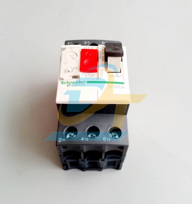 Cầu dao bảo vệ động cơ 3P 1.0-1.6A Schneider GV2ME06 GV2ME06 SCHNEIDER | Gi&aacute; rẻ nhất - C&ocirc;ng Ty TNHH Thương Mại Dịch Vụ Đạt T&acirc;m