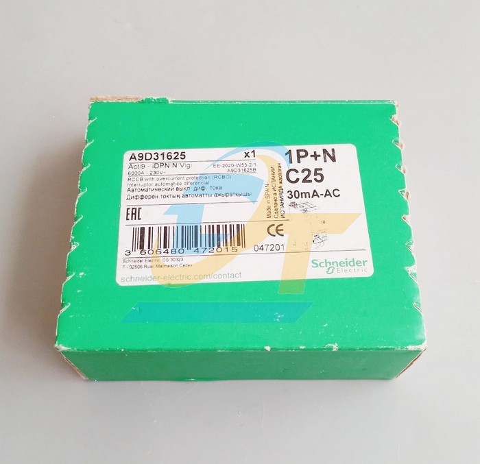 Cầu dao chống giật RCBO Acti9 iDPN (1P+N) 25A 30mA 230V Schneider A9D31625 A9D31625 SCHNEIDER | Gi&aacute; rẻ nhất - C&ocirc;ng Ty TNHH Thương Mại Dịch Vụ Đạt T&acirc;m