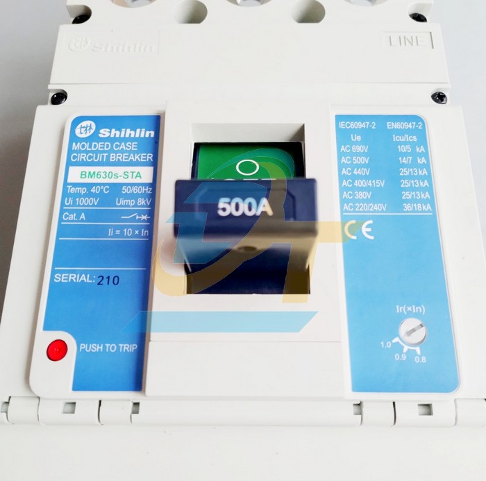 Cầu dao điện MCCB (khối) Shihlin BM630s-STA 3P 500A 25kA  Shihlin | Gi&aacute; rẻ nhất - C&ocirc;ng Ty TNHH Thương Mại Dịch Vụ Đạt T&acirc;m