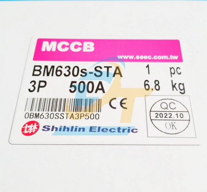 Cầu dao điện MCCB (khối) Shihlin BM630s-STA 3P 500A 25kA  Shihlin | Gi&aacute; rẻ nhất - C&ocirc;ng Ty TNHH Thương Mại Dịch Vụ Đạt T&acirc;m