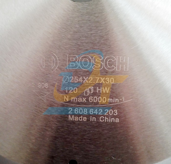 Lưỡi cắt nh&ocirc;m 120 răng 254x2.7x30/25mm Bosch 2608642203 2608642203 Bosch | Gi&aacute; rẻ nhất - C&ocirc;ng Ty TNHH Thương Mại Dịch Vụ Đạt T&acirc;m
