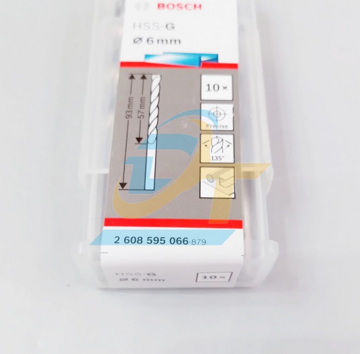 Mũi khoan sắt 6mm HSS-G Bosch 2608595066 2608595066 Bosch | Gi&aacute; rẻ nhất - C&ocirc;ng Ty TNHH Thương Mại Dịch Vụ Đạt T&acirc;m