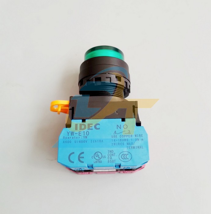 N&uacute;t nhấn giữ c&oacute; đ&egrave;n 24V phi 22 m&agrave;u xanh l&aacute; Idec YW1L-A2E11Q4G  IDEC | Gi&aacute; rẻ nhất - C&ocirc;ng Ty TNHH Thương Mại Dịch Vụ Đạt T&acirc;m