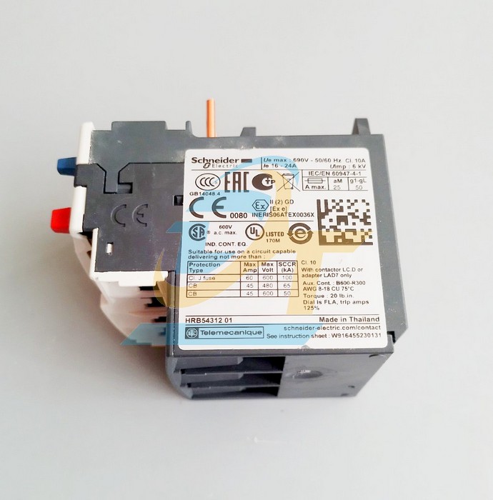 Relay nhiệt 16-24A Schneider LRD22 LRD22 SCHNEIDER | Gi&aacute; rẻ nhất - C&ocirc;ng Ty TNHH Thương Mại Dịch Vụ Đạt T&acirc;m