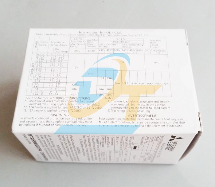 Relay nhiệt 9-13A Mitsubishi TH-T18 11A  MITSUBISHI | Gi&aacute; rẻ nhất - C&ocirc;ng Ty TNHH Thương Mại Dịch Vụ Đạt T&acirc;m