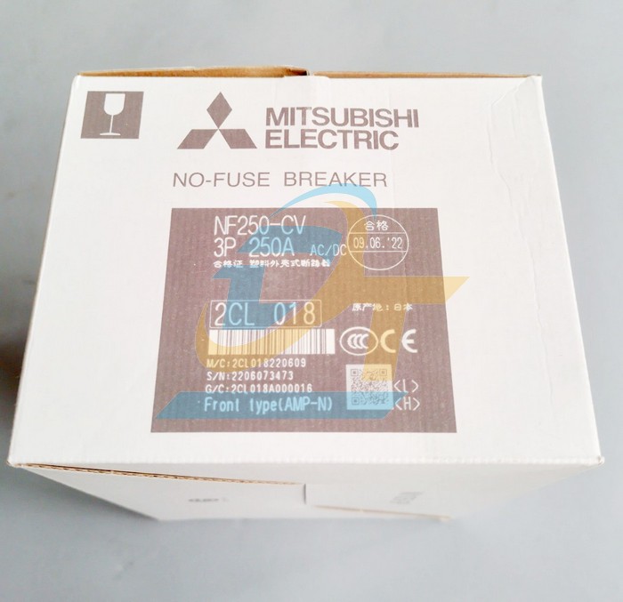 Cầu dao điện MCCB (khối) Mitsubishi NF250-CV 3P 250A 25kA  MITSUBISHI | Gi&aacute; rẻ nhất - C&ocirc;ng Ty TNHH Thương Mại Dịch Vụ Đạt T&acirc;m