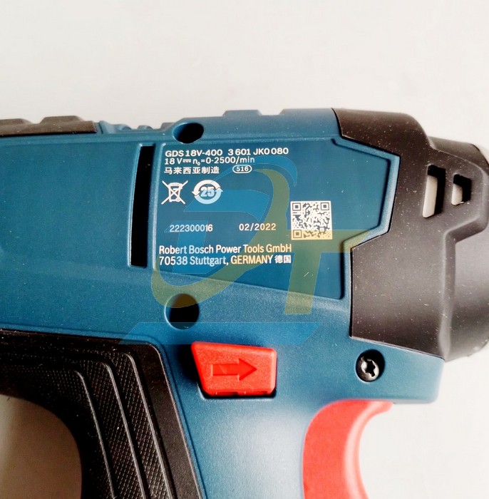 M&aacute;y vặn v&iacute;t d&ugrave;ng pin Bosch GDS 18V-400 GDS 18V-400 Bosch | Gi&aacute; rẻ nhất - C&ocirc;ng Ty TNHH Thương Mại Dịch Vụ Đạt T&acirc;m