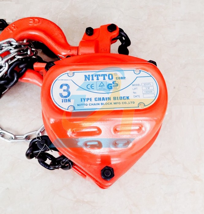 Pa lăng x&iacute;ch k&eacute;o tay 3 tấn 5 m&eacute;t Nitto 30VP5 30VP5 Nitto | Gi&aacute; rẻ nhất - C&ocirc;ng Ty TNHH Thương Mại Dịch Vụ Đạt T&acirc;m