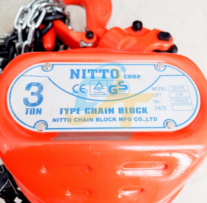 Pa lăng x&iacute;ch k&eacute;o tay 3 tấn 5 m&eacute;t Nitto 30VP5 30VP5 Nitto | Gi&aacute; rẻ nhất - C&ocirc;ng Ty TNHH Thương Mại Dịch Vụ Đạt T&acirc;m