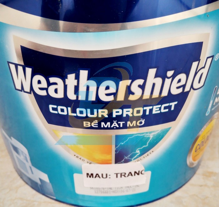 Sơn nước ngoại thất Dulux Weathershield Colour Protect E015 Mờ - Th&ugrave;ng 15L  Dulux | Gi&aacute; rẻ nhất - C&ocirc;ng Ty TNHH Thương Mại Dịch Vụ Đạt T&acirc;m