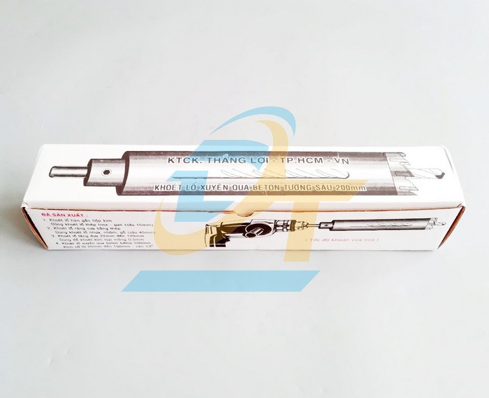 Mũi khoan r&uacute;t l&otilde;i kho&eacute;t lỗ xuy&ecirc;n tường Thắng Lợi phi 60 s&acirc;u 200mm  ThangLoi | Gi&aacute; rẻ nhất - C&ocirc;ng Ty TNHH Thương Mại Dịch Vụ Đạt T&acirc;m