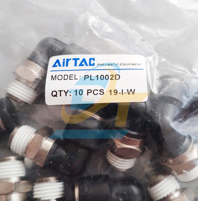 Co nối hơi chữ L phi 10mm - Ren ngo&agrave;i 13mm Airtac PL1002D PL1002D Airtac | Gi&aacute; rẻ nhất - C&ocirc;ng Ty TNHH Thương Mại Dịch Vụ Đạt T&acirc;m