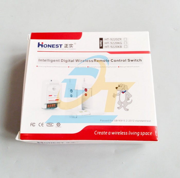 C&ocirc;ng tắc điều khiển từ xa Honest HT-9220KG HT-9220KG HONEST | Gi&aacute; rẻ nhất - C&ocirc;ng Ty TNHH Thương Mại Dịch Vụ Đạt T&acirc;m
