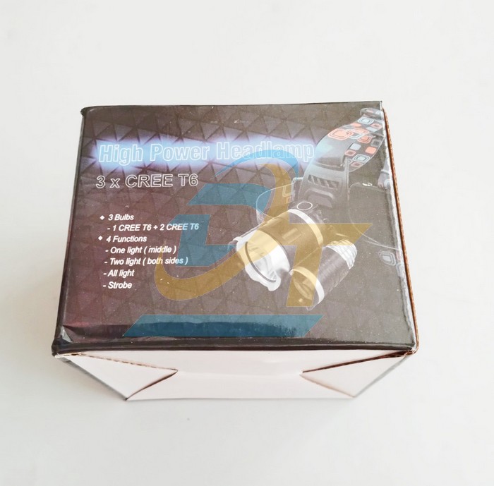 Đ&egrave;n pin đội đầu Headlight 3 b&oacute;ng LED XML Cree T6  HEADLIGHT | Gi&aacute; rẻ nhất - C&ocirc;ng Ty TNHH Thương Mại Dịch Vụ Đạt T&acirc;m