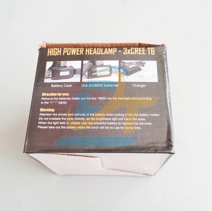 Đ&egrave;n pin đội đầu Headlight 3 b&oacute;ng LED XML Cree T6  HEADLIGHT | Gi&aacute; rẻ nhất - C&ocirc;ng Ty TNHH Thương Mại Dịch Vụ Đạt T&acirc;m