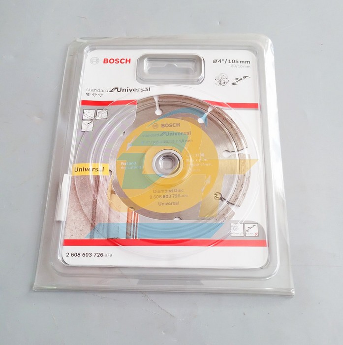 Đĩa cắt kim cương 105x20/16x1.9mm Bosch 2608603726 2608603726 Bosch | Gi&aacute; rẻ nhất - C&ocirc;ng Ty TNHH Thương Mại Dịch Vụ Đạt T&acirc;m