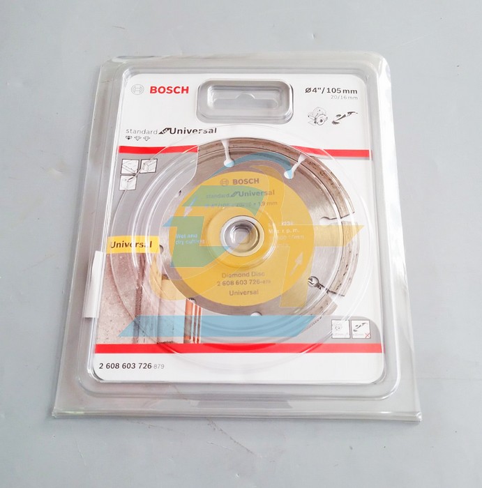 Đĩa cắt kim cương 105x20/16x1.9mm Bosch 2608603726 2608603726 Bosch | Gi&aacute; rẻ nhất - C&ocirc;ng Ty TNHH Thương Mại Dịch Vụ Đạt T&acirc;m