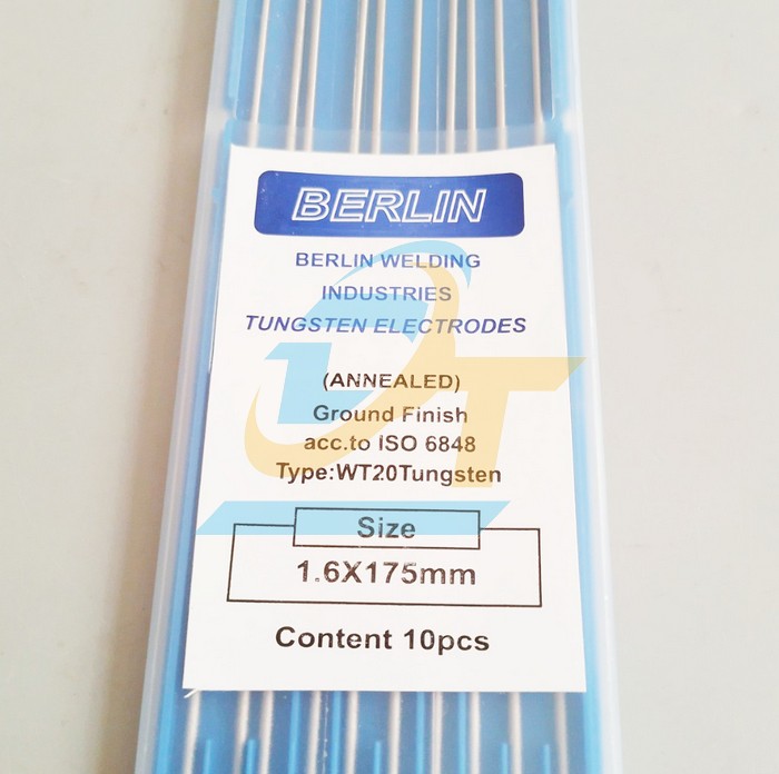Điện cực h&agrave;n Tig (Sắt-inox) Tungsten Berlin 1.6x175mm (Vỉ 10 c&acirc;y)  China | Gi&aacute; rẻ nhất - C&ocirc;ng Ty TNHH Thương Mại Dịch Vụ Đạt T&acirc;m