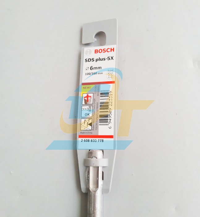 Mũi khoan b&ecirc; t&ocirc;ng chu&ocirc;i g&agrave;i SDS Plus 5X 6x100/160 Bosch 2608833778 2608833778 Bosch | Gi&aacute; rẻ nhất - C&ocirc;ng Ty TNHH Thương Mại Dịch Vụ Đạt T&acirc;m
