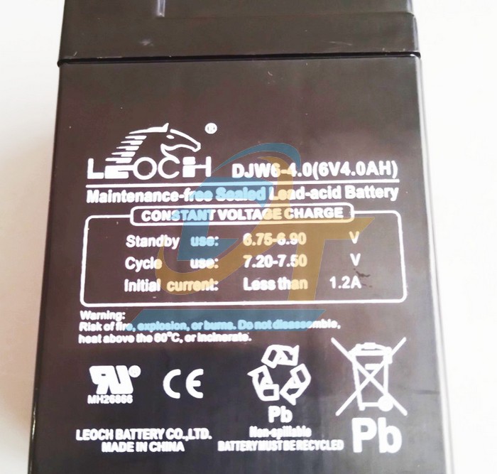 Pin ắc quy d&ugrave;ng cho c&acirc;n điện tử 6V-4.0AH Leoch DJW6-4.0 DJW6-4.0 LEOCH | Gi&aacute; rẻ nhất - C&ocirc;ng Ty TNHH Thương Mại Dịch Vụ Đạt T&acirc;m