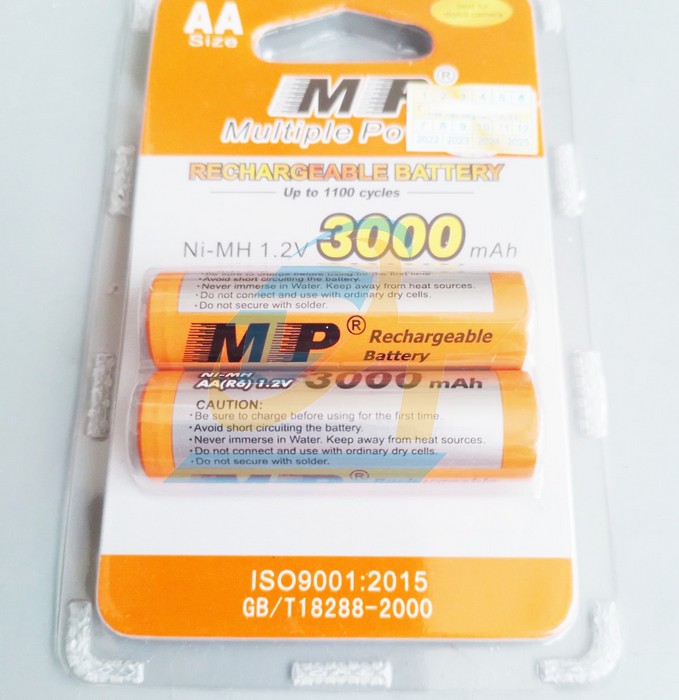 Pin sạc Ni-MH AA(R6) 1.2V 3000mAh MP  MP | Gi&aacute; rẻ nhất - C&ocirc;ng Ty TNHH Thương Mại Dịch Vụ Đạt T&acirc;m