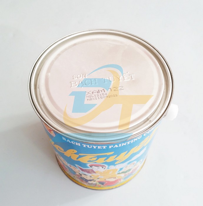 Sơn Alkyd (b&oacute;ng) Bạch Tuyết 3kg - M&agrave;u x&aacute;m 122  BachTuyet | Gi&aacute; rẻ nhất - C&ocirc;ng Ty TNHH Thương Mại Dịch Vụ Đạt T&acirc;m