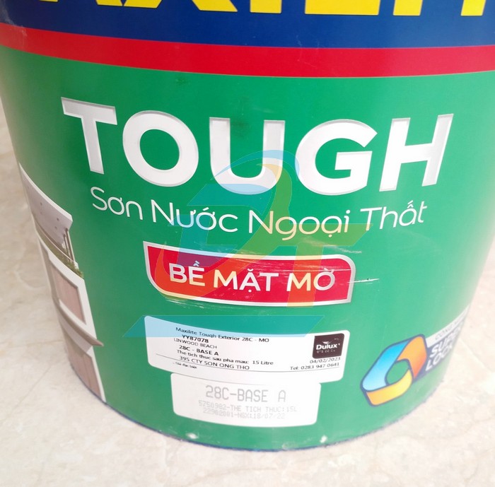 Sơn nước ngo&agrave;i trời Dulux Maxilite Tough bề mặt mờ 28C Base A - Th&ugrave;ng 15L  Dulux | Gi&aacute; rẻ nhất - C&ocirc;ng Ty TNHH Thương Mại Dịch Vụ Đạt T&acirc;m