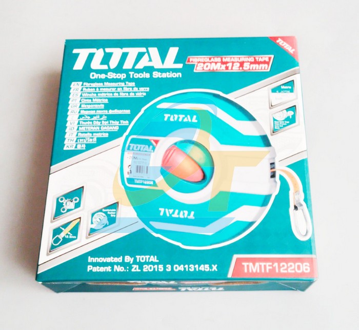 Thước d&acirc;y sợi thủy tinh 20m TOTAL TMTF12206 TMTF12206 Total | Gi&aacute; rẻ nhất - C&ocirc;ng Ty TNHH Thương Mại Dịch Vụ Đạt T&acirc;m