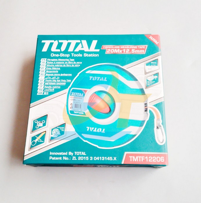 Thước d&acirc;y sợi thủy tinh 20m TOTAL TMTF12206 TMTF12206 Total | Gi&aacute; rẻ nhất - C&ocirc;ng Ty TNHH Thương Mại Dịch Vụ Đạt T&acirc;m