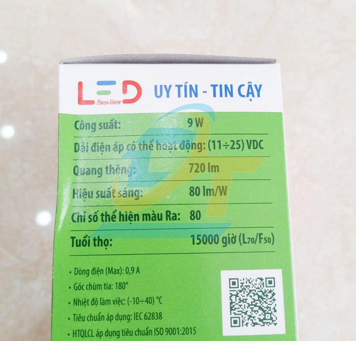 B&oacute;ng đ&egrave;n LED Bulb 9W 12-24VDC Rạng Đ&ocirc;ng A60N1  RangDong | Gi&aacute; rẻ nhất - C&ocirc;ng Ty TNHH Thương Mại Dịch Vụ Đạt T&acirc;m