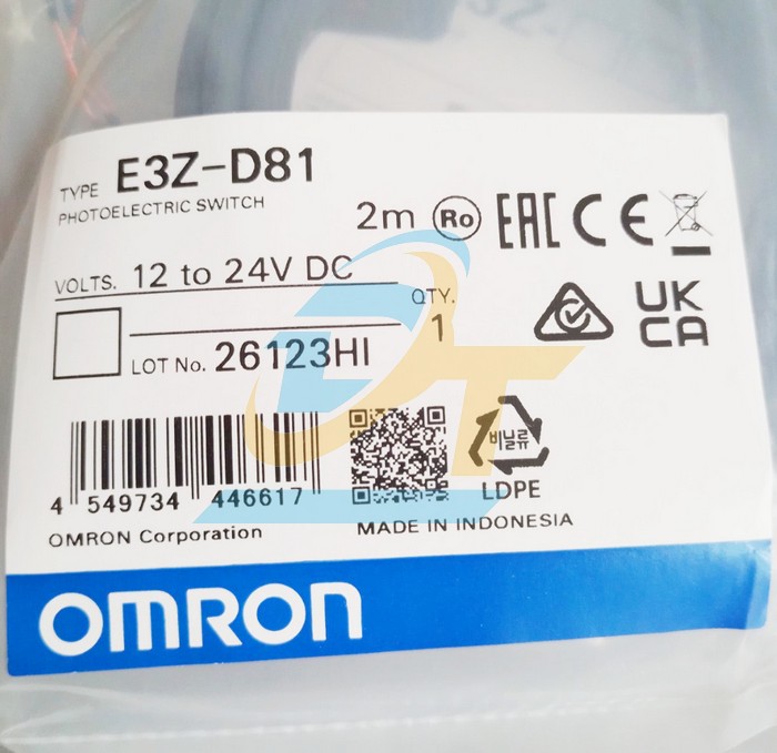 Cảm biến quang Omron E3Z-D81 2M E3Z-D8 Omron | Gi&aacute; rẻ nhất - C&ocirc;ng Ty TNHH Thương Mại Dịch Vụ Đạt T&acirc;m