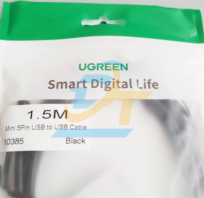 C&aacute;p USB 2.0 to USB mini 1,5m Ugreen 10385  UGREEN | Gi&aacute; rẻ nhất - C&ocirc;ng Ty TNHH Thương Mại Dịch Vụ Đạt T&acirc;m