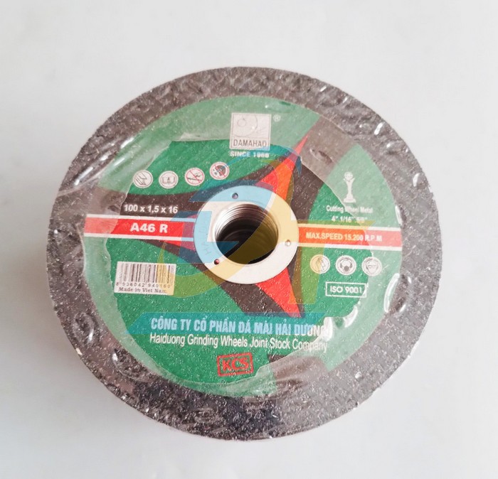 Đ&aacute; cắt đen Hải Dương A46 R 100x1.5x16  HaiDuong | Gi&aacute; rẻ nhất - C&ocirc;ng Ty TNHH Thương Mại Dịch Vụ Đạt T&acirc;m