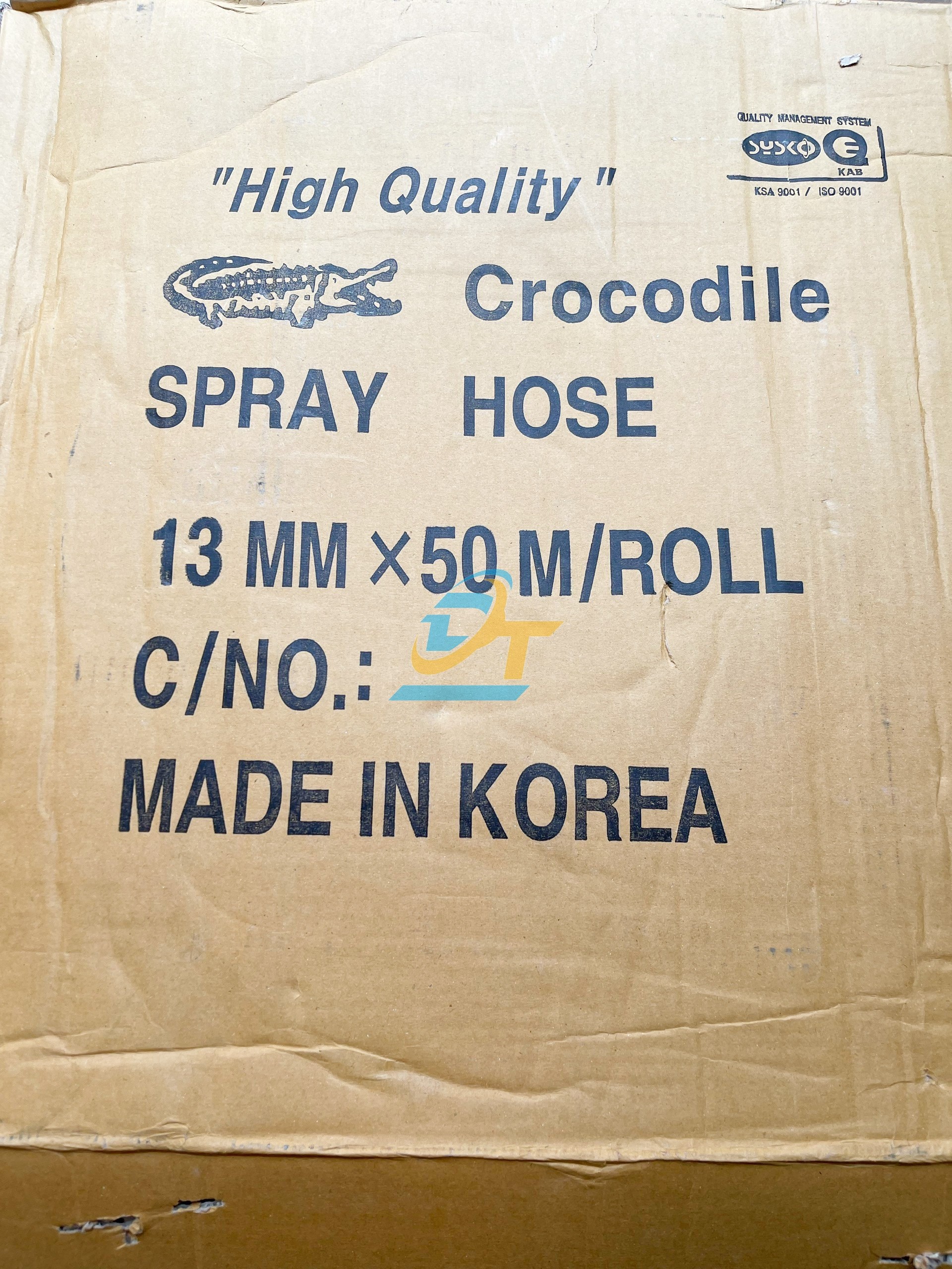 D&acirc;y phun &aacute;p lực Crocodile - Korea 13mmx50m (V&agrave;ng)  Korea | Gi&aacute; rẻ nhất - C&ocirc;ng Ty TNHH Thương Mại Dịch Vụ Đạt T&acirc;m