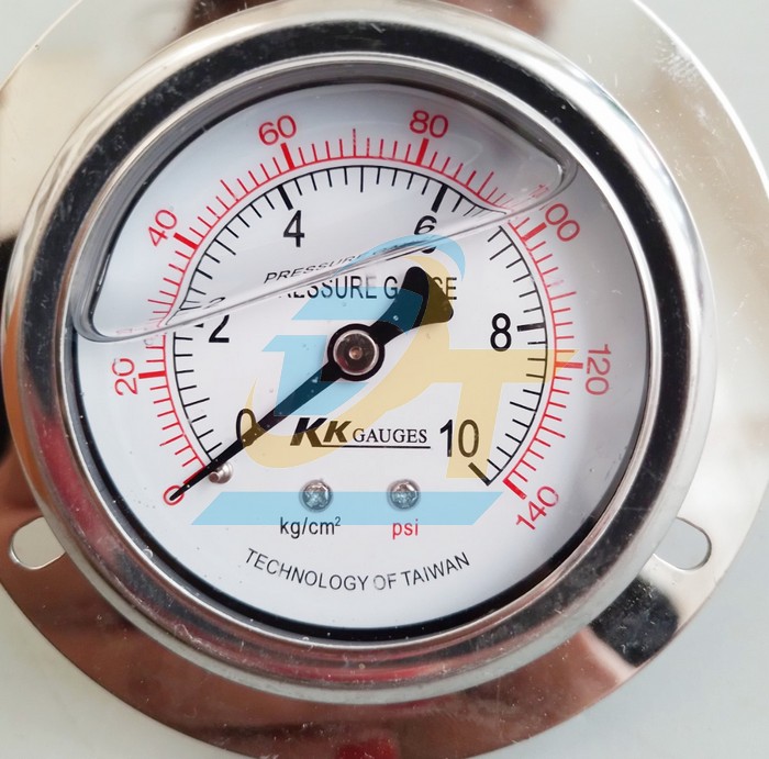 Đồng hồ đo &aacute;p suất 60mm KK-GAUGES 0-10kgf/cm2 (Ch&acirc;n sau ren 13mm)  KK-GAUGES | Gi&aacute; rẻ nhất - C&ocirc;ng Ty TNHH Thương Mại Dịch Vụ Đạt T&acirc;m