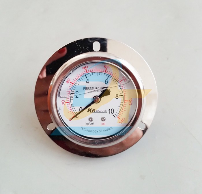 Đồng hồ đo &aacute;p suất 60mm KK-GAUGES 0-10kgf/cm2 (Ch&acirc;n sau ren 13mm)  KK-GAUGES | Gi&aacute; rẻ nhất - C&ocirc;ng Ty TNHH Thương Mại Dịch Vụ Đạt T&acirc;m