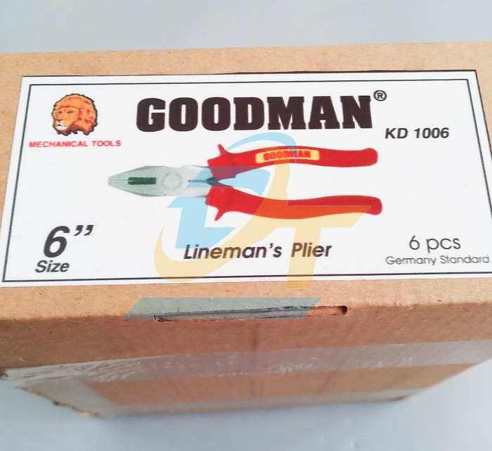 K&igrave;m điện c&aacute;n đỏ 6" Goodman KD-1006  Goodman | Gi&aacute; rẻ nhất - C&ocirc;ng Ty TNHH Thương Mại Dịch Vụ Đạt T&acirc;m