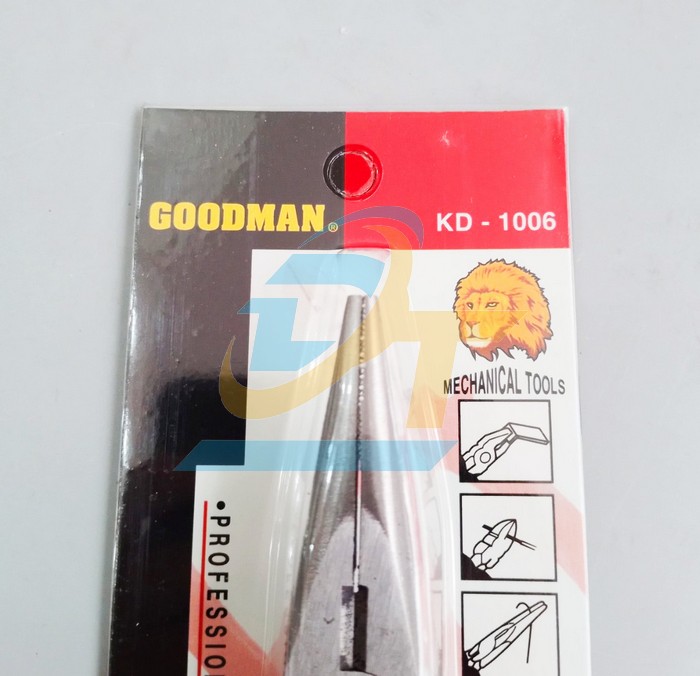 K&igrave;m nhọn c&aacute;n đỏ 6" Goodman KD-1006  Goodman | Gi&aacute; rẻ nhất - C&ocirc;ng Ty TNHH Thương Mại Dịch Vụ Đạt T&acirc;m