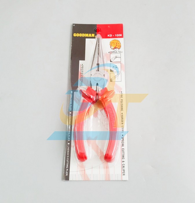K&igrave;m nhọn c&aacute;n đỏ 6" Goodman KD-1006  Goodman | Gi&aacute; rẻ nhất - C&ocirc;ng Ty TNHH Thương Mại Dịch Vụ Đạt T&acirc;m