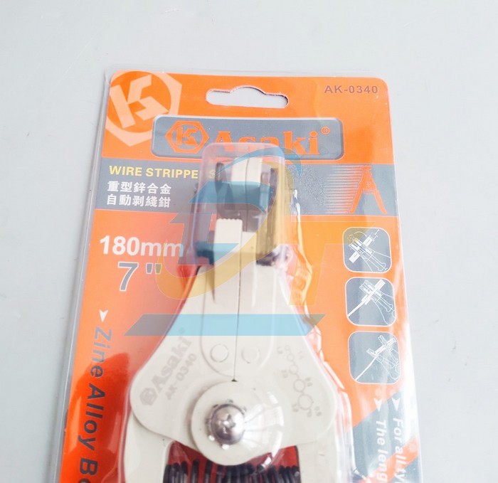 K&igrave;m tuốt d&acirc;y tự động 7" Asaki AK-0340 AK-340 Asaki | Gi&aacute; rẻ nhất - C&ocirc;ng Ty TNHH Thương Mại Dịch Vụ Đạt T&acirc;m