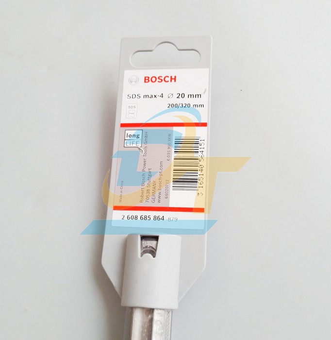 Mũi khoan b&ecirc; t&ocirc;ng chu&ocirc;i g&agrave;i SDS-max 20x200/320mm Bosch 2608685864 2608685864 Bosch | Gi&aacute; rẻ nhất - C&ocirc;ng Ty TNHH Thương Mại Dịch Vụ Đạt T&acirc;m
