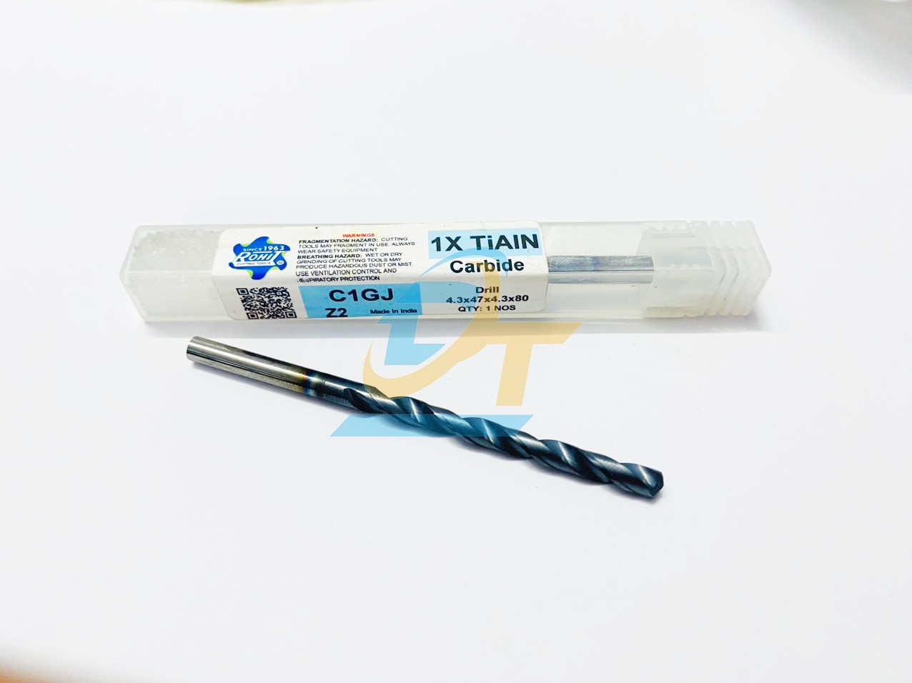 Mũi khoan 4.3X47X4.3X80 ROHIT C1GJ C1GJ ROHIT | Gi&aacute; rẻ nhất - C&ocirc;ng Ty TNHH Thương Mại Dịch Vụ Đạt T&acirc;m