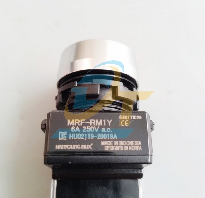 N&uacute;t nhấn nhả phi 22 kh&ocirc;ng đ&egrave;n m&agrave;u v&agrave;ng Hanyoung MRF-RM1Y MRF-RM1Y Hanyoung | Gi&aacute; rẻ nhất - C&ocirc;ng Ty TNHH Thương Mại Dịch Vụ Đạt T&acirc;m