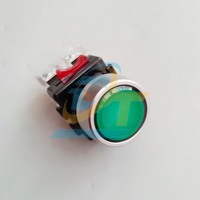 N&uacute;t nhấn nhả phi 22 kh&ocirc;ng đ&egrave;n m&agrave;u xanh l&aacute; Hanyoung MRF-RM1G MRF-RM1G Hanyoung | Gi&aacute; rẻ nhất - C&ocirc;ng Ty TNHH Thương Mại Dịch Vụ Đạt T&acirc;m
