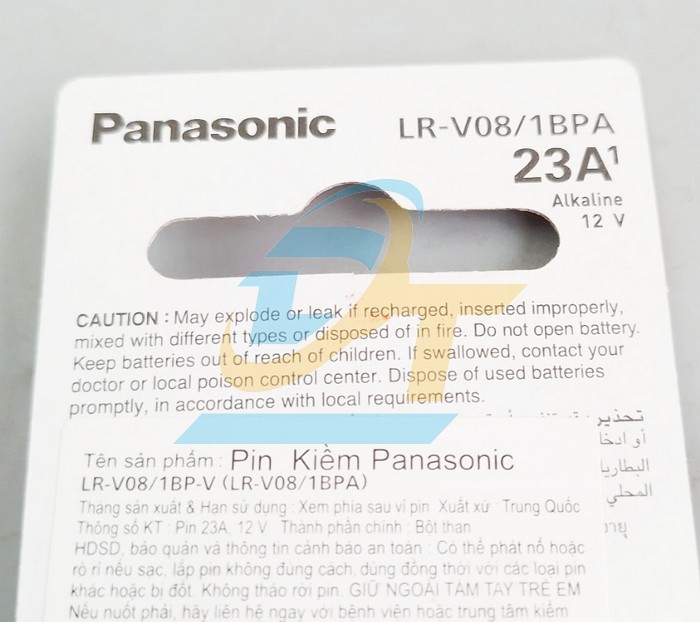 Pin Alkaline 23A 12V Panasonic LR-V08 d&ugrave;ng cho điều khiển LR-V08 Panasonic | Gi&aacute; rẻ nhất - C&ocirc;ng Ty TNHH Thương Mại Dịch Vụ Đạt T&acirc;m