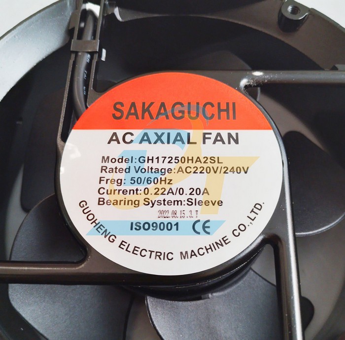 Quạt h&uacute;t 172x150x51mm 0.22A/0.20A 220V Sakaguchi GH17250HA2SL  SAKAGUCHI | Gi&aacute; rẻ nhất - C&ocirc;ng Ty TNHH Thương Mại Dịch Vụ Đạt T&acirc;m