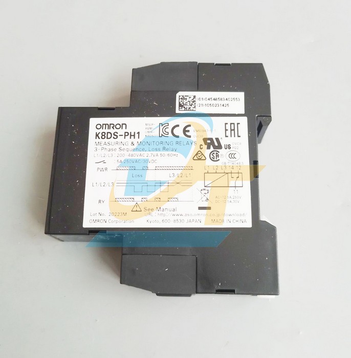 Relay bảo vệ mất pha Omron K8DS-PH1 K8DS-PH1 Omron | Gi&aacute; rẻ nhất - C&ocirc;ng Ty TNHH Thương Mại Dịch Vụ Đạt T&acirc;m